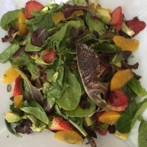 Gluten-free house salad from Fig Tree Cafe